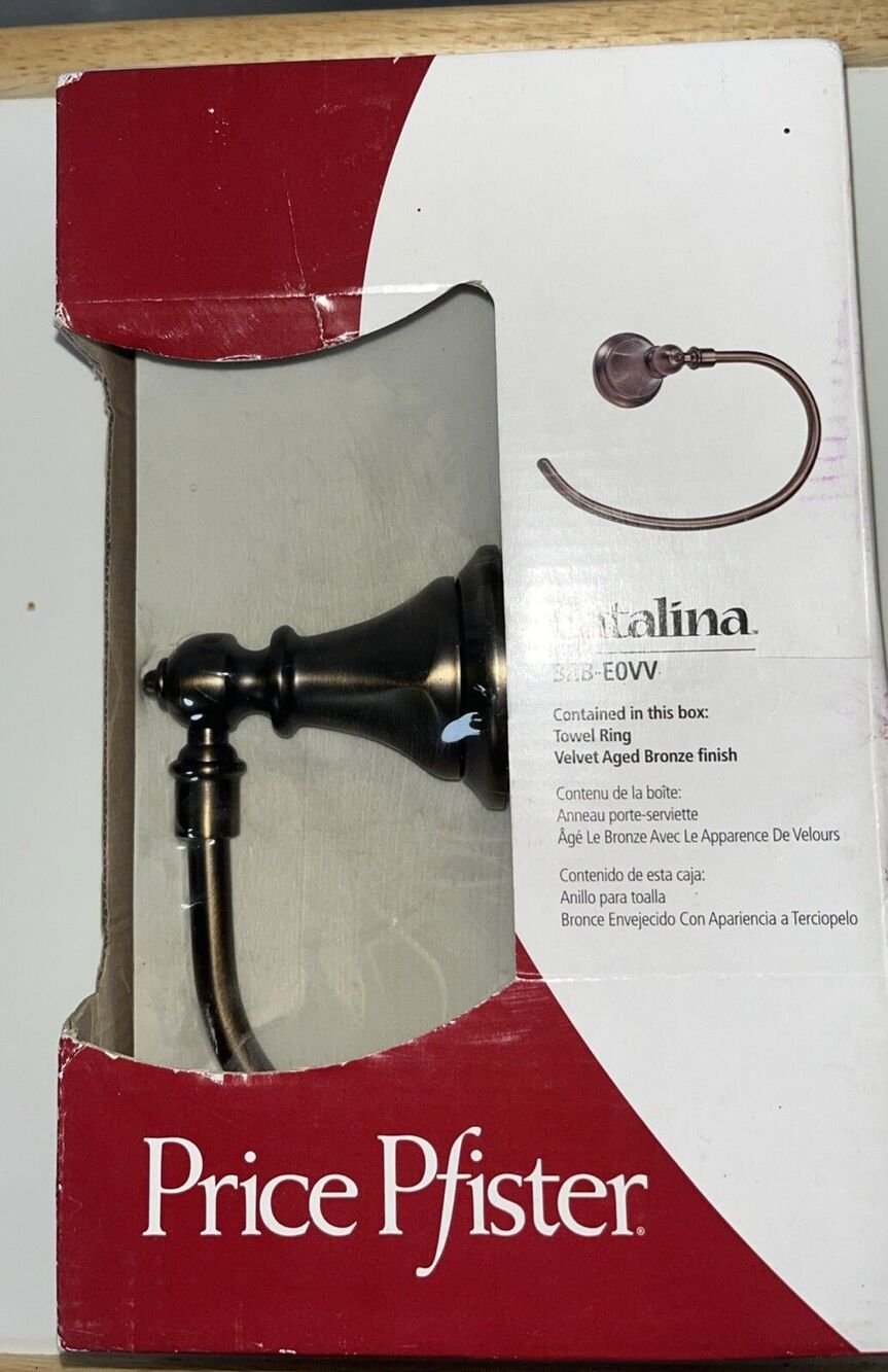 Price Pfister Catalina Towel Ring Velvet Aged Bronze Finish BRB-eovv 2010
